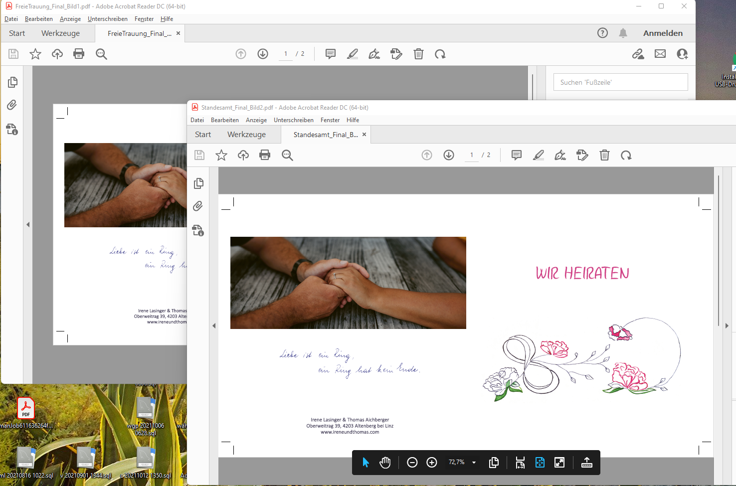 Einladungen sind bestellt